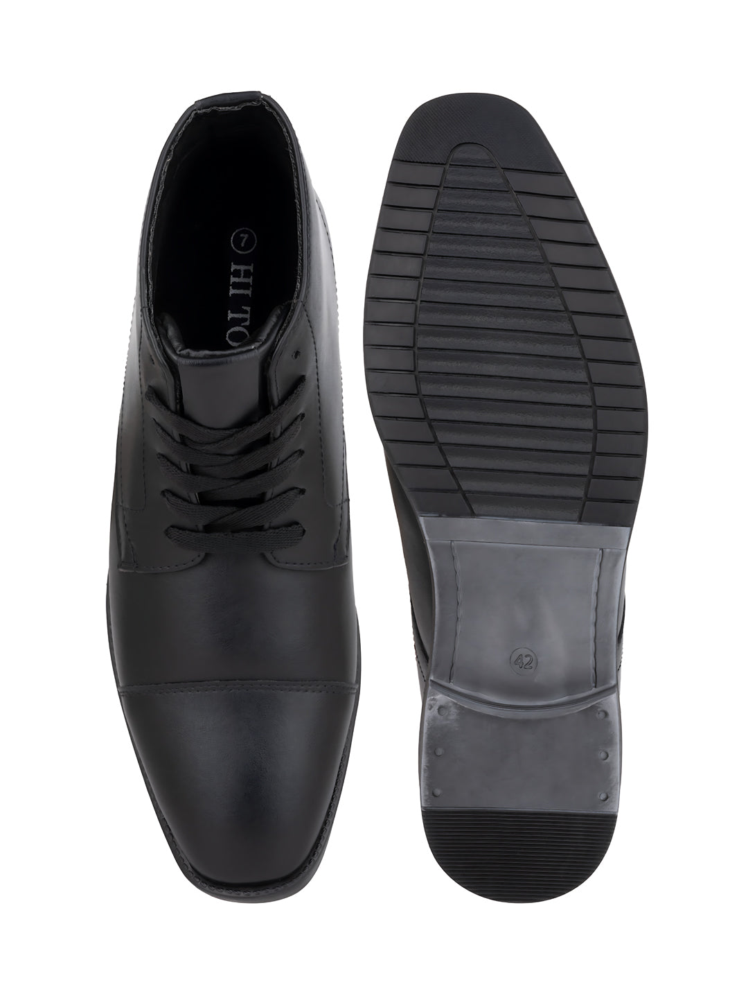 Darsel Height Increasing Formal Boots - Black