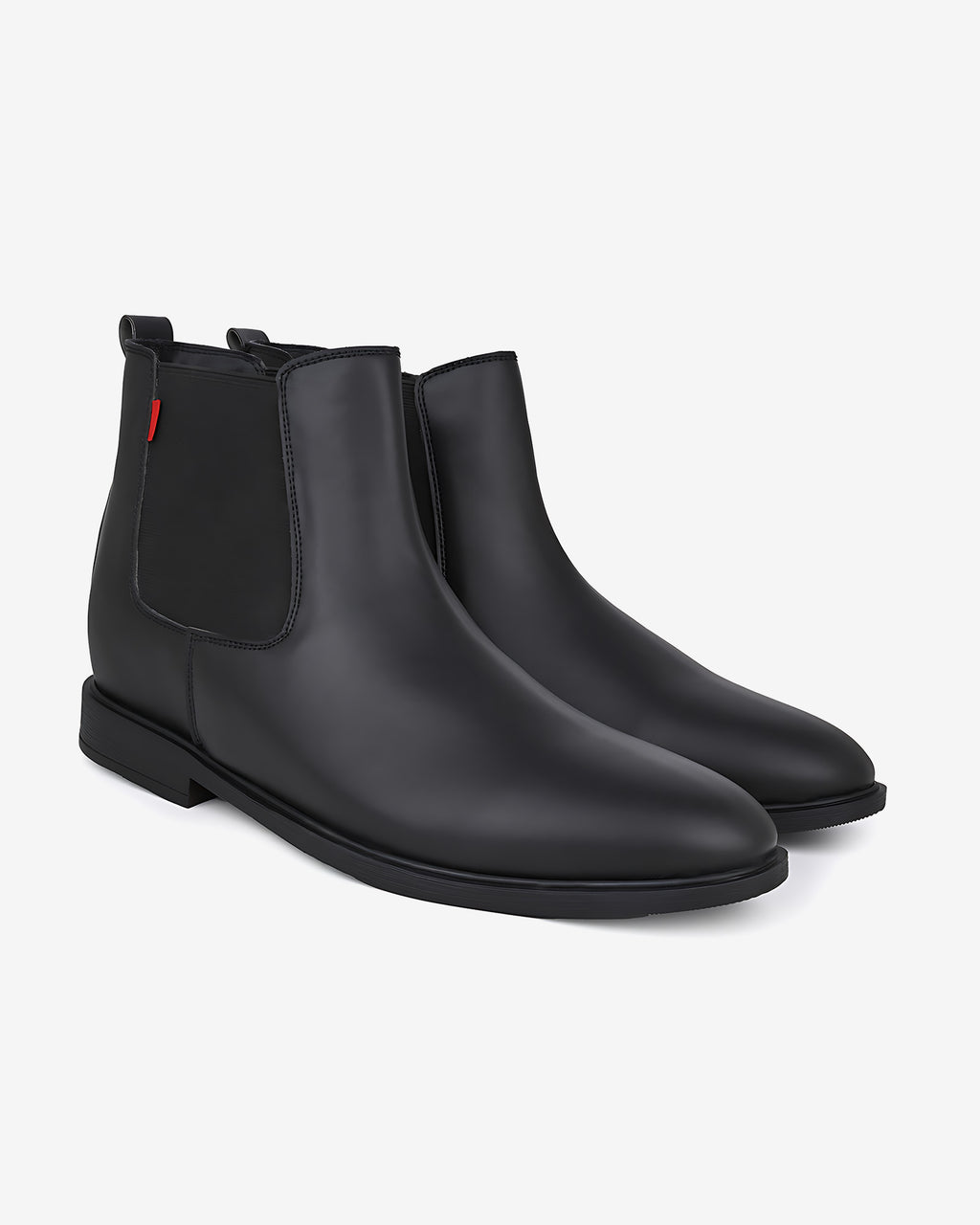 Rovelle Core Height Increasing Chelsea Boots - Black