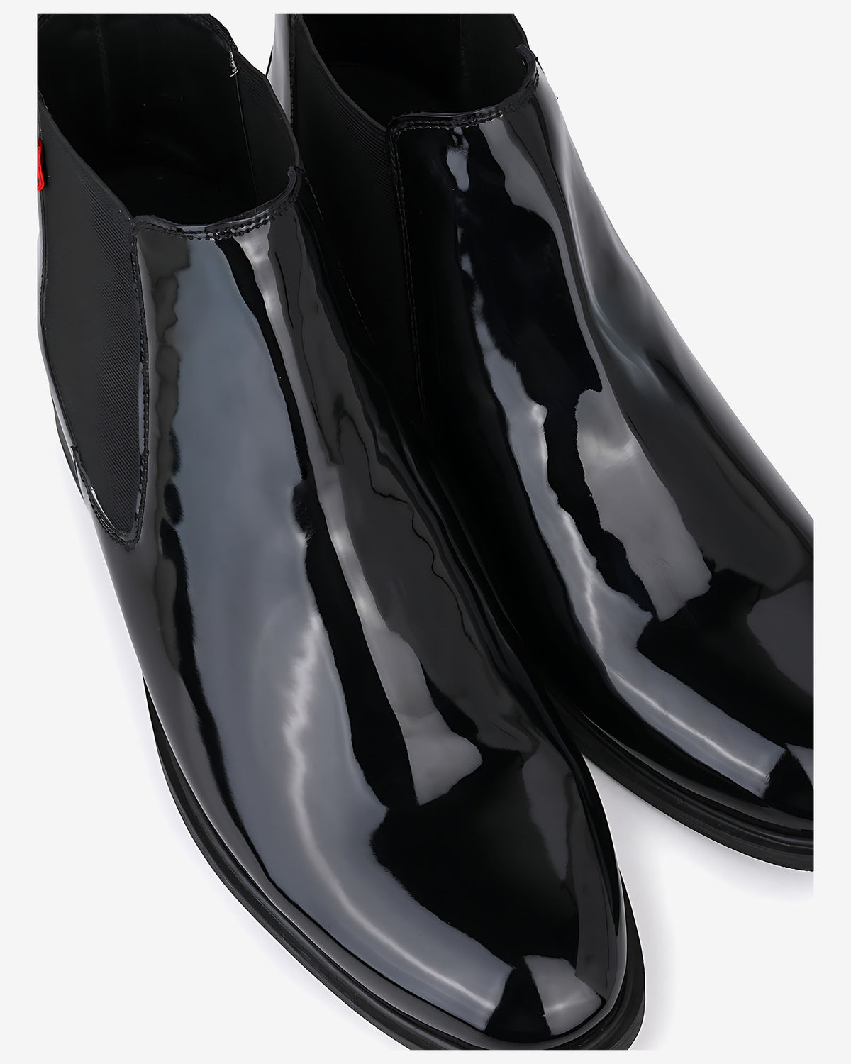Rovelle Luxe Height Increasing Chelsea Boots - Black