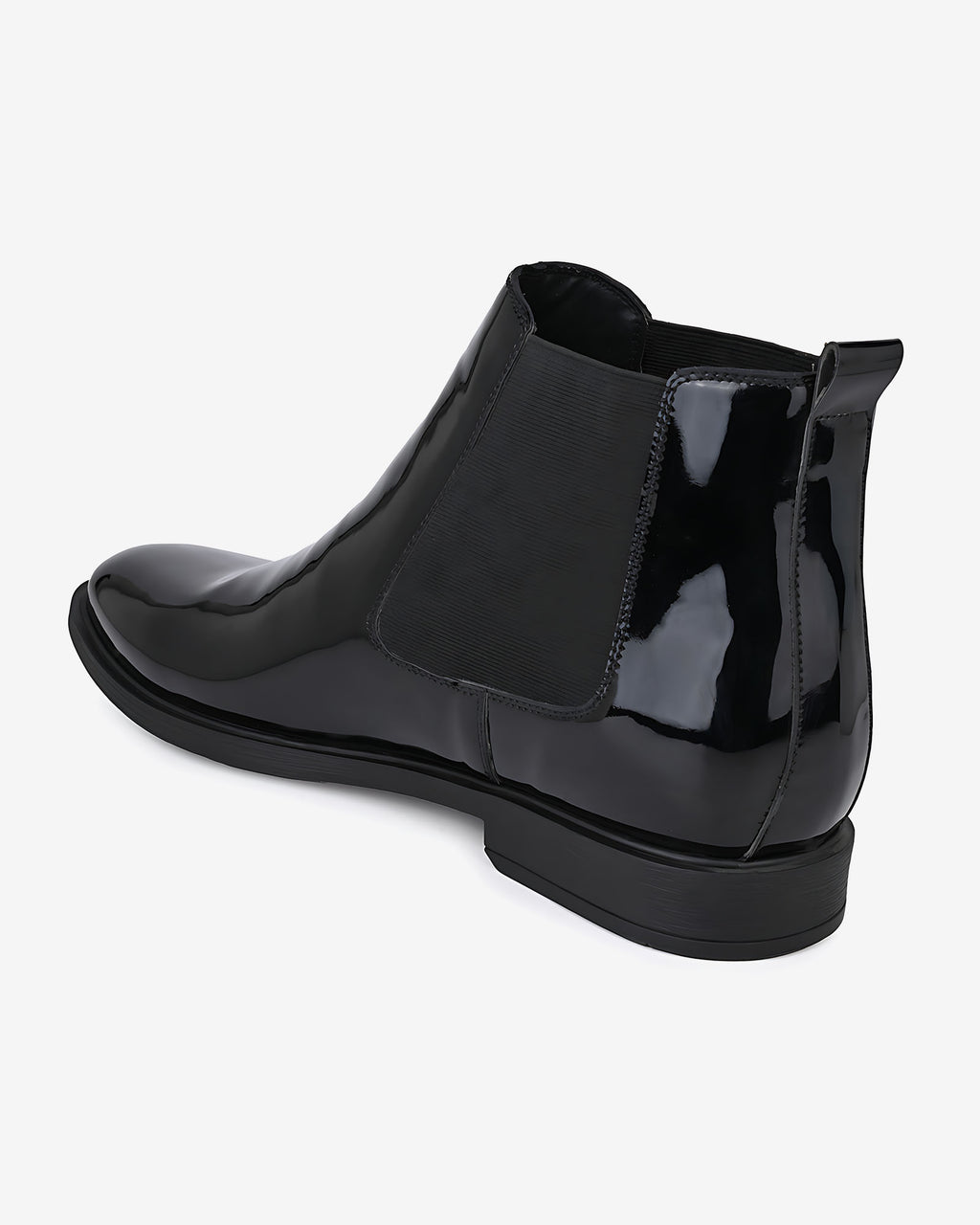 Rovelle Luxe Height Increasing Chelsea Boots - Black