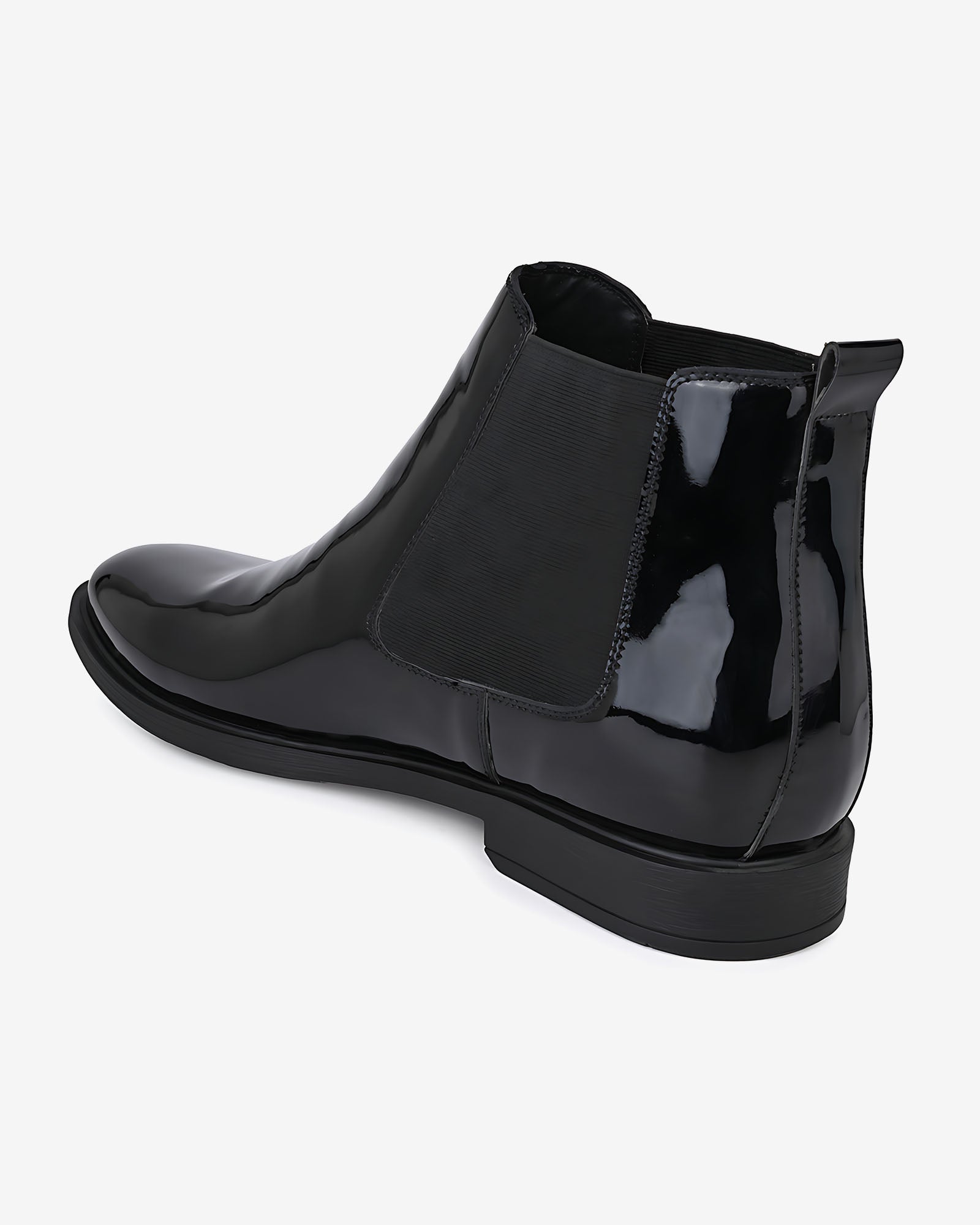 Rovelle Luxe Height Increasing Chelsea Boots - Black