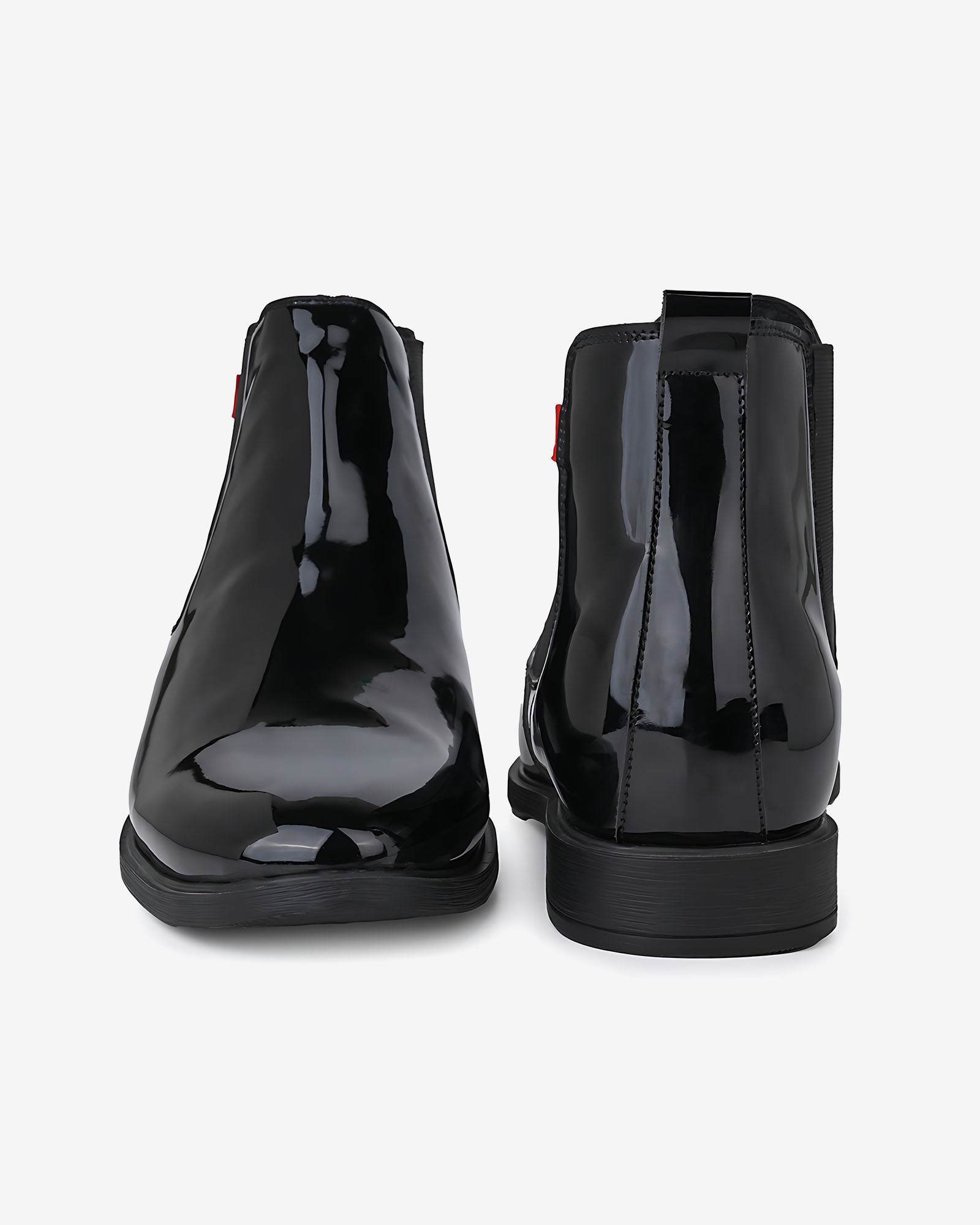 Rovelle Luxe Height Increasing Chelsea Boots - Black