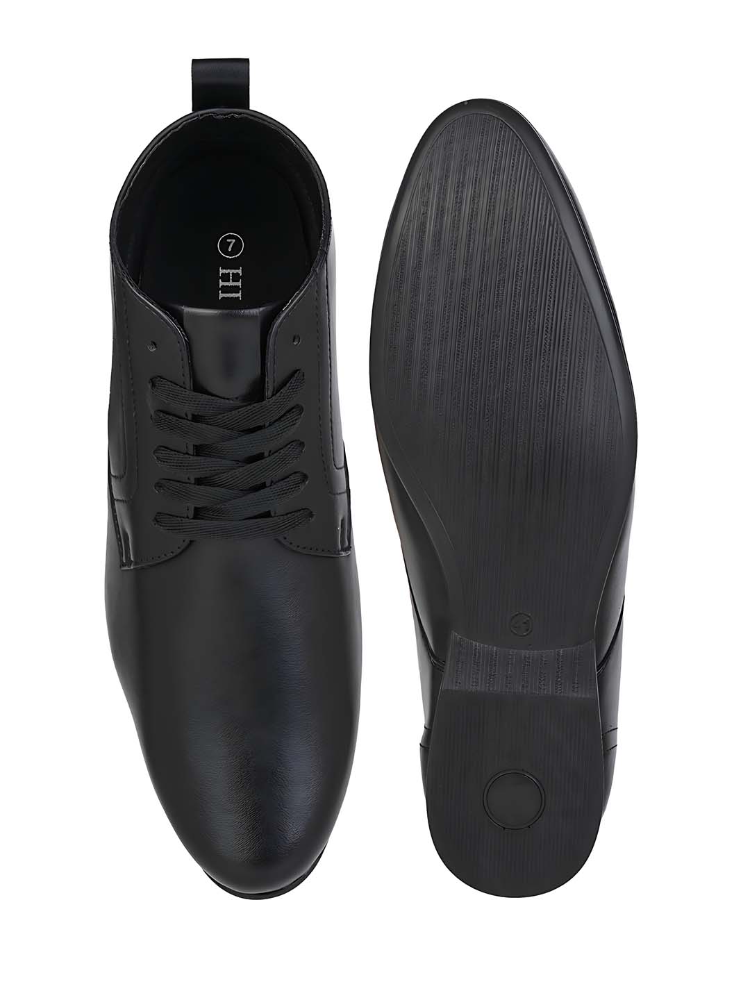 Valenor Height Increasing Formal Shoes - Black