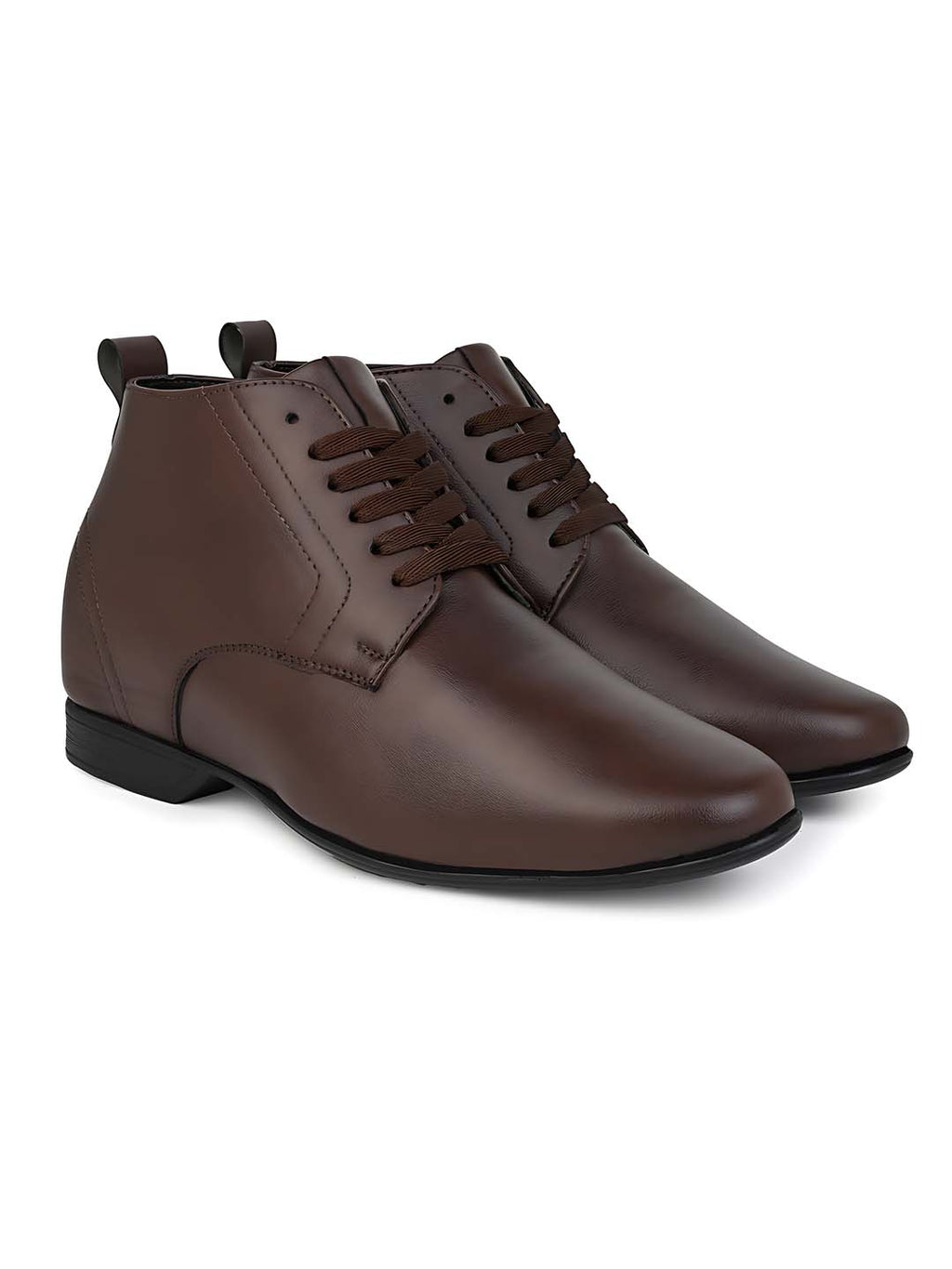 Valenor Height Increasing Formal Shoes - Brown