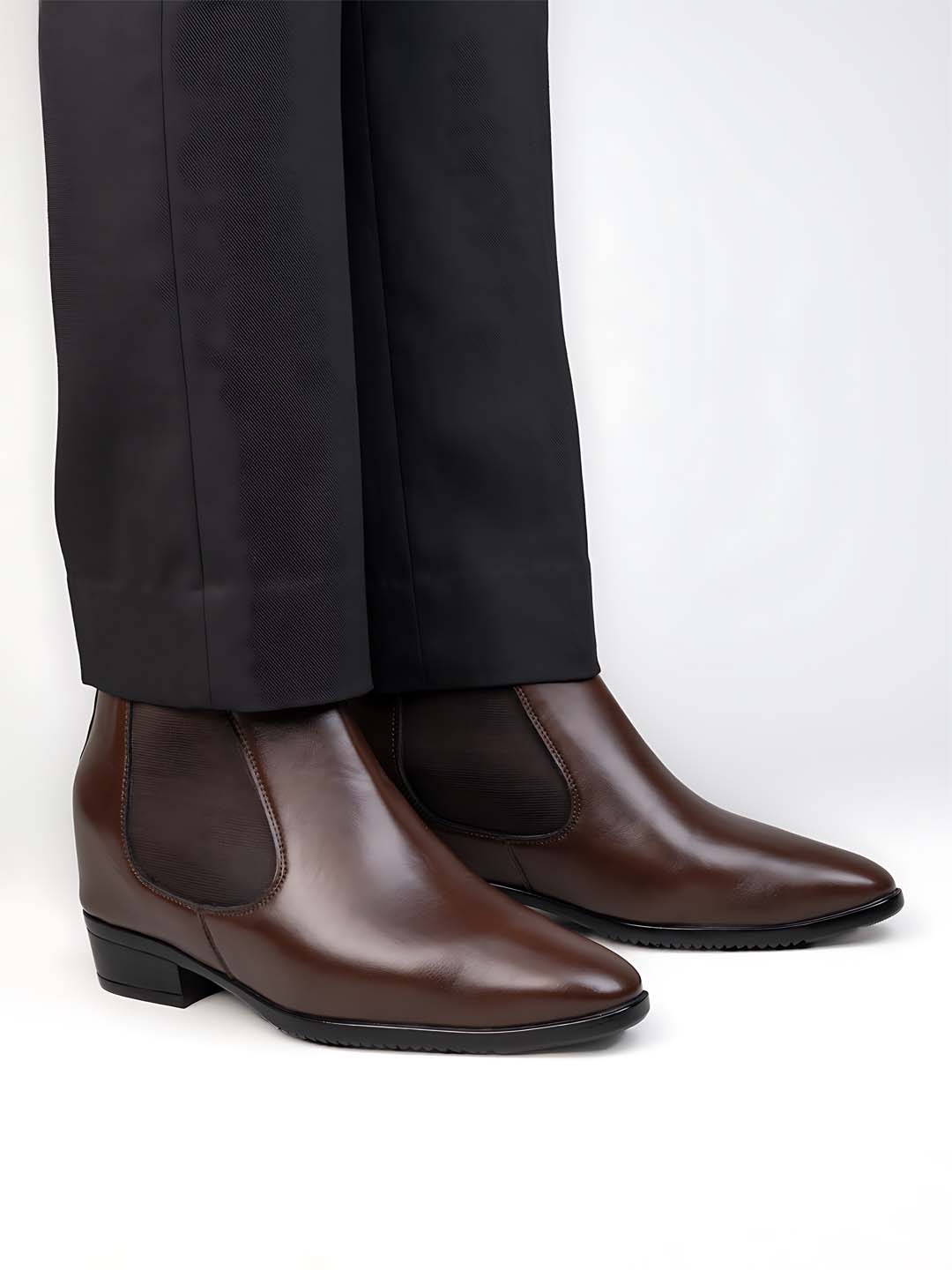 Monoq Height Increasing Chelsea Boots - Brown