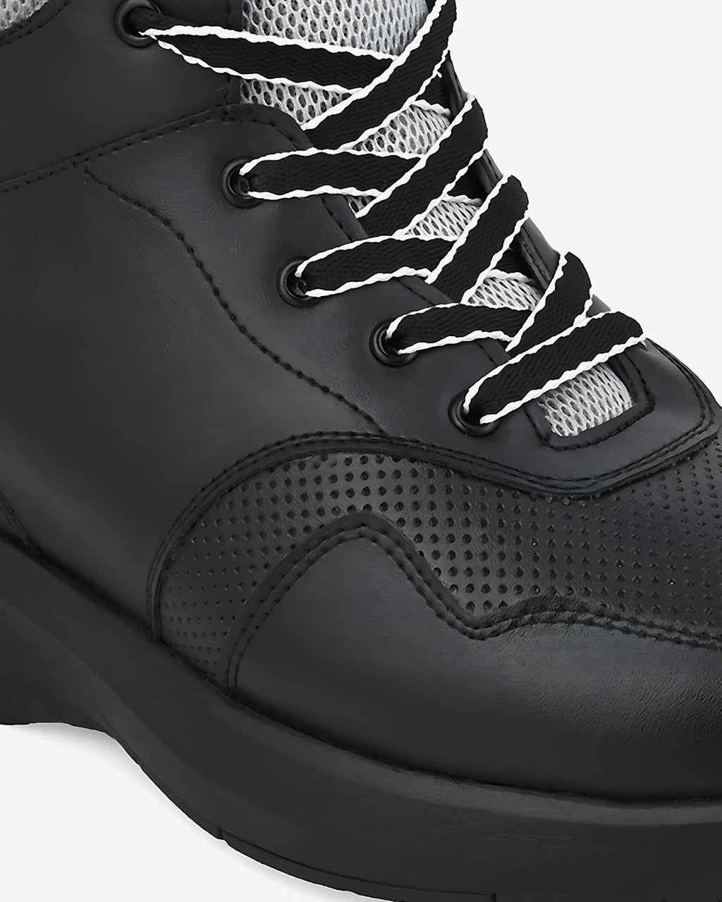 Altix Flap Height Increasing Sneakers – Black