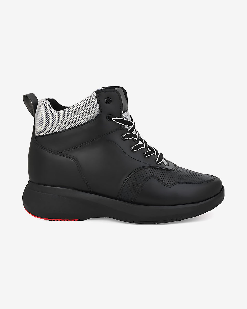 Altix Flap Height Increasing Sneakers – Black
