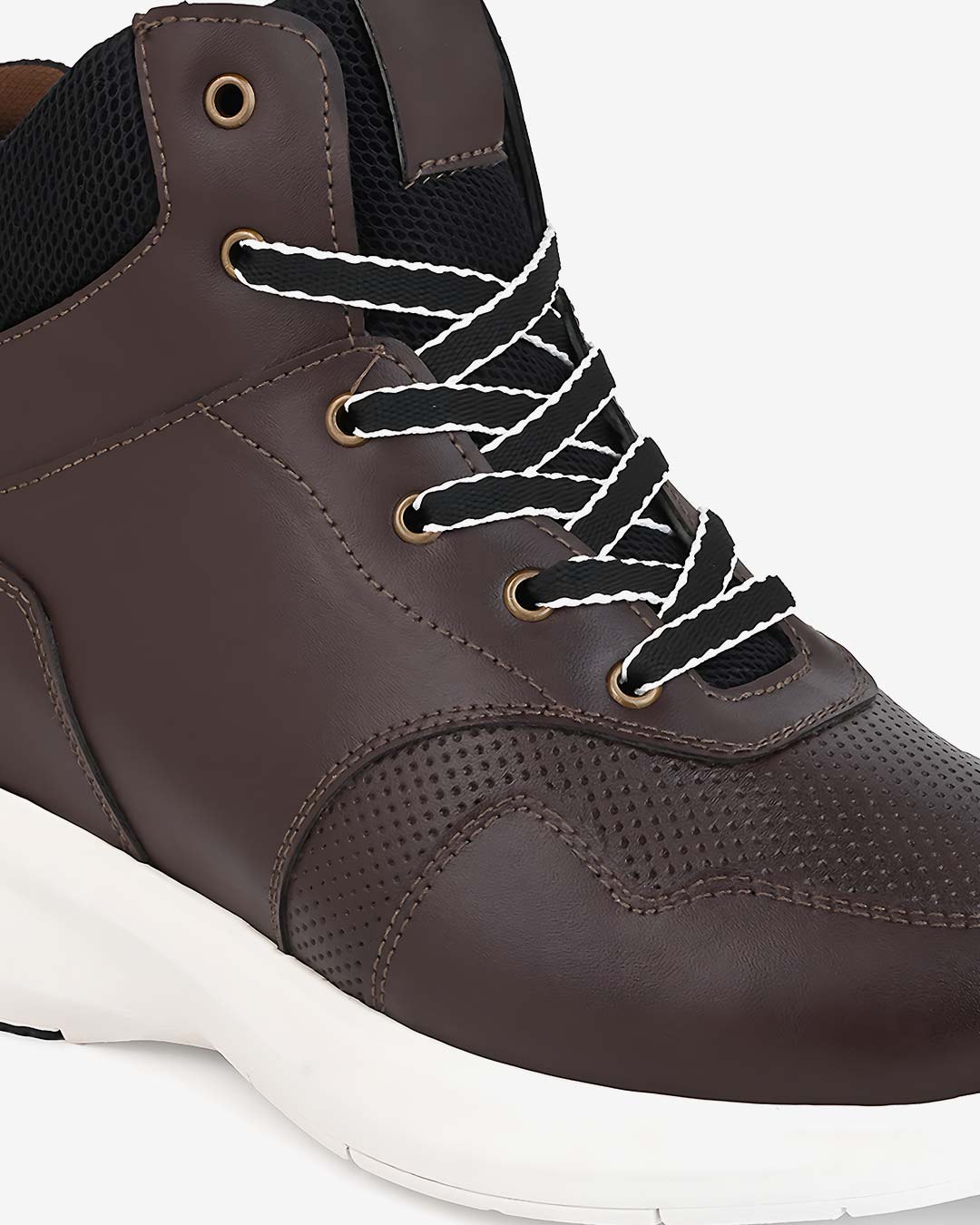 Altix Flap Height Increasing Sneakers – Brown