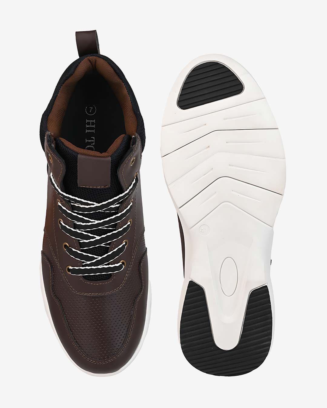 Altix Flap Height Increasing Sneakers – Brown