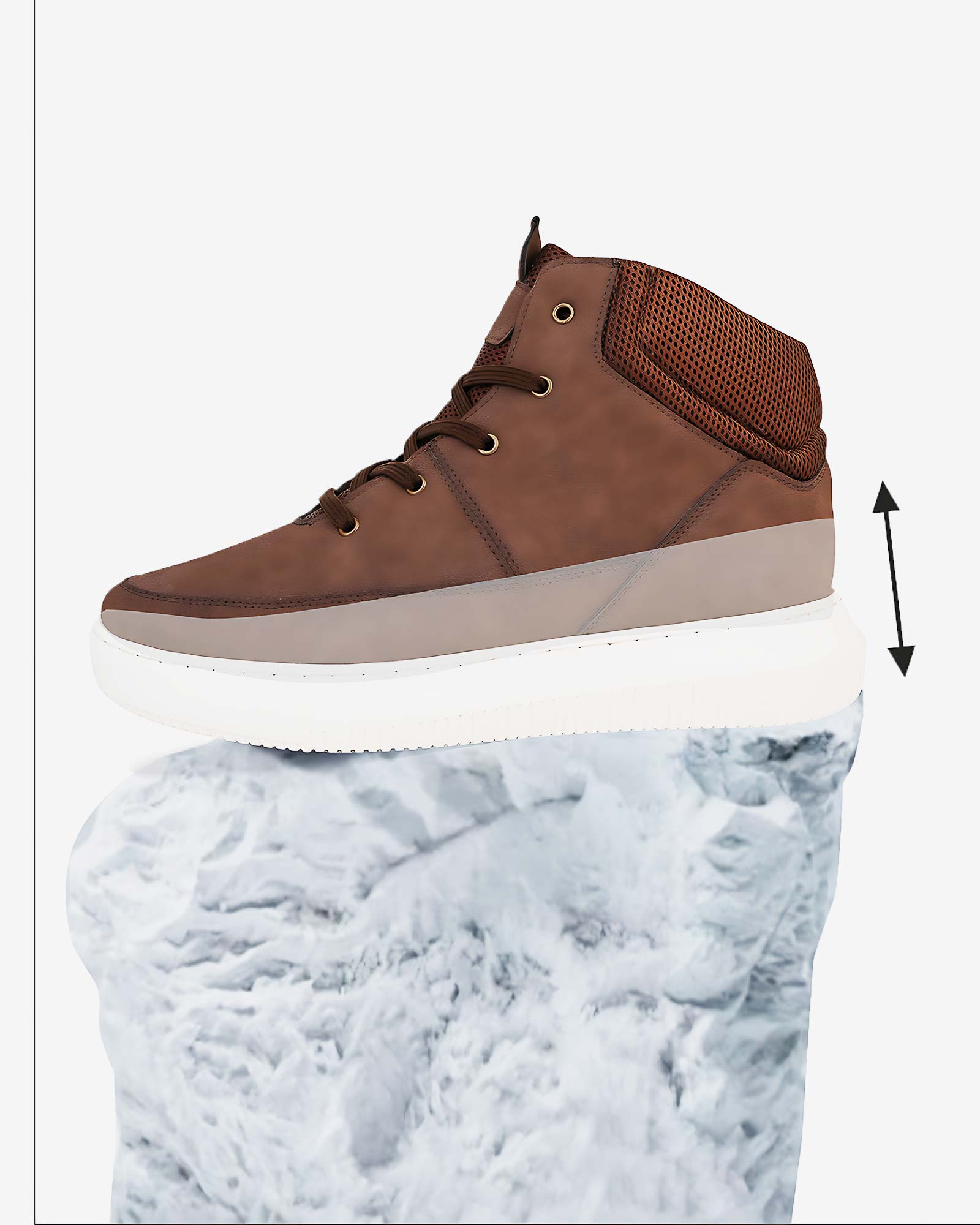 Cavario Elevator Sneakers - Brown