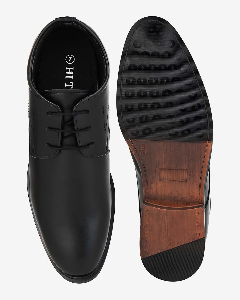 Denaro Formal Elevator Shoes - Black