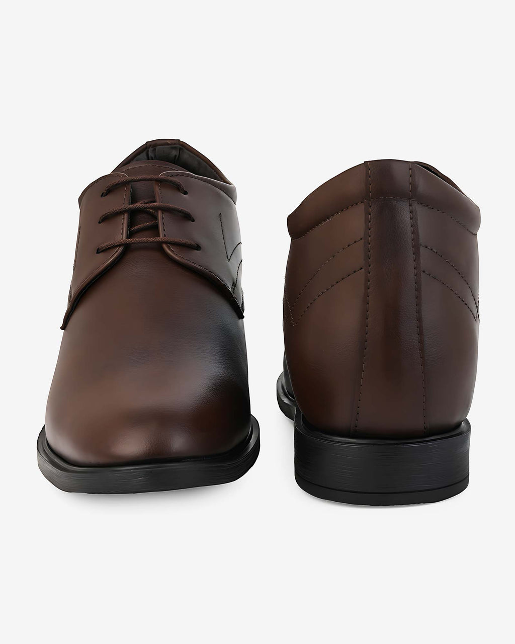 Denaro Formal Elevator Shoes - Brown