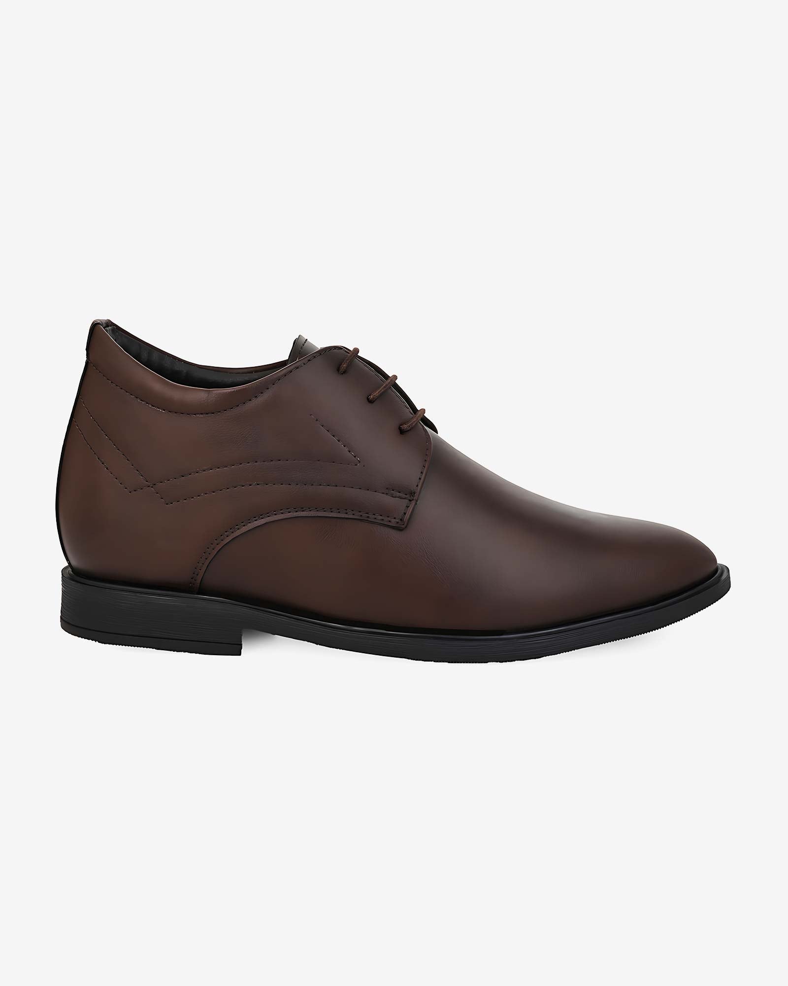 Denaro Formal Elevator Shoes - Brown