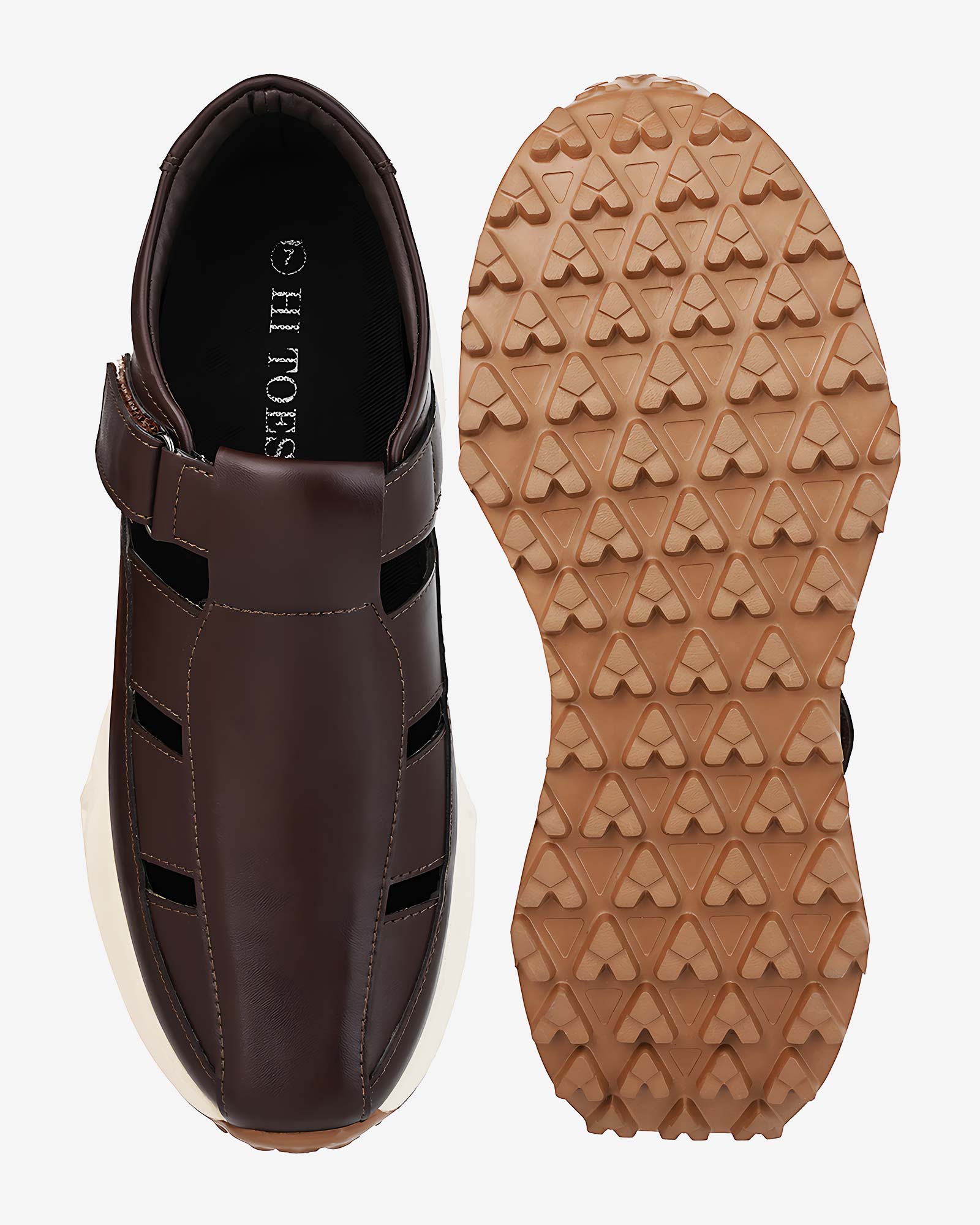 Elevora Air Height Increasing Sandals - Brown
