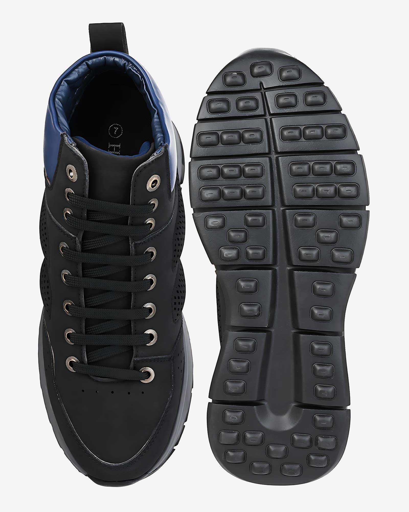Elevora Bolt Height Increasing Sneakers - Black
