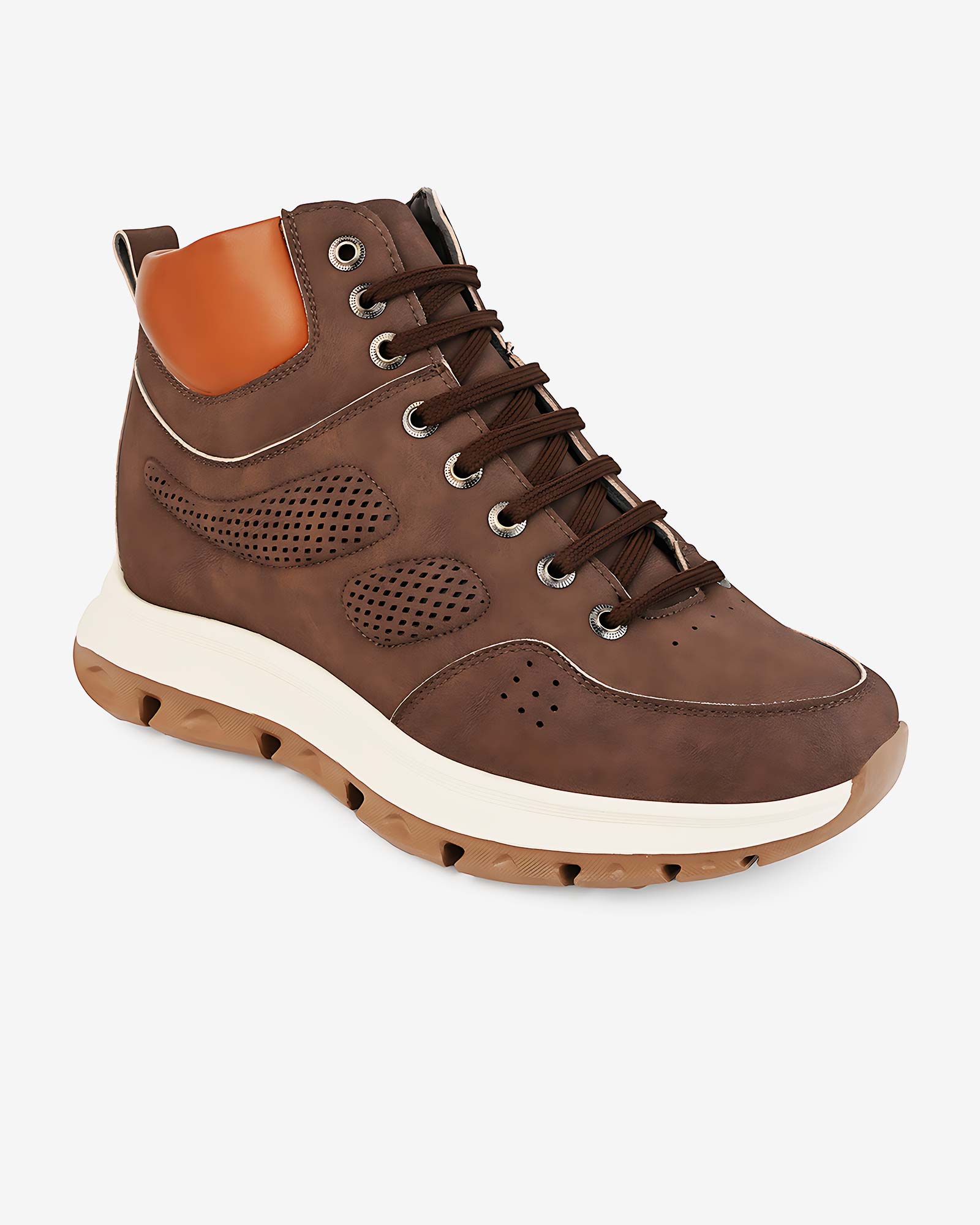 Elevora Bolt Height Increasing Sneakers – Brown