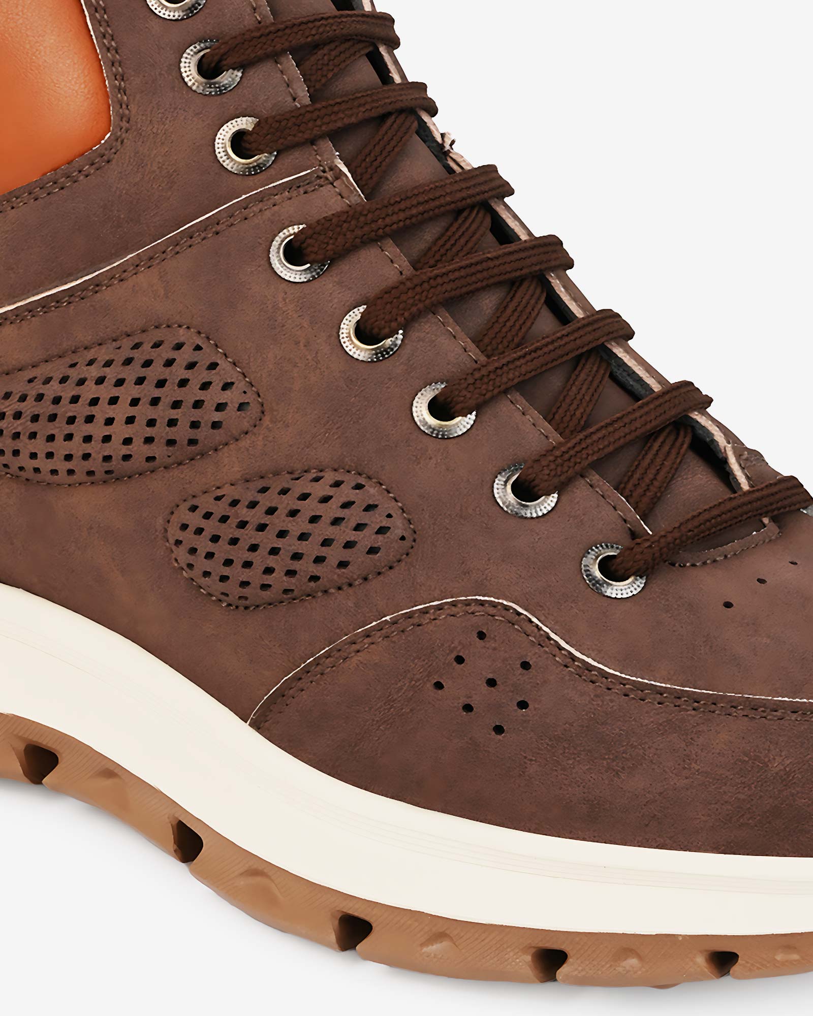 Elevora Bolt Height Increasing Sneakers – Brown