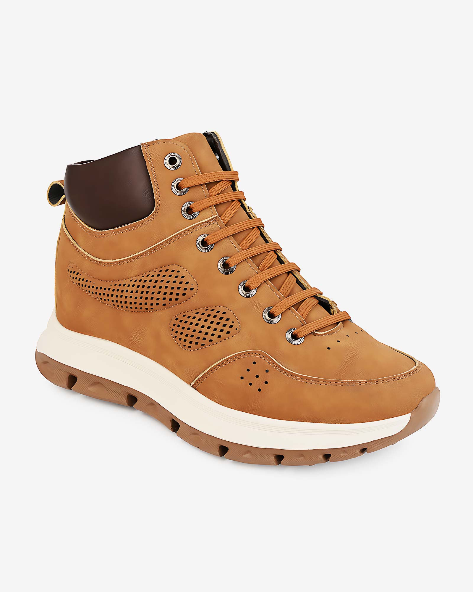 Elevora Bolt Height Increasing Sneakers – Tan