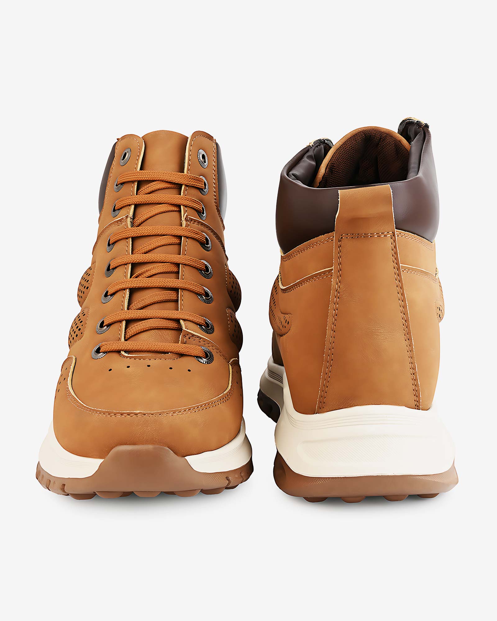 Elevora Bolt Height Increasing Sneakers – Tan