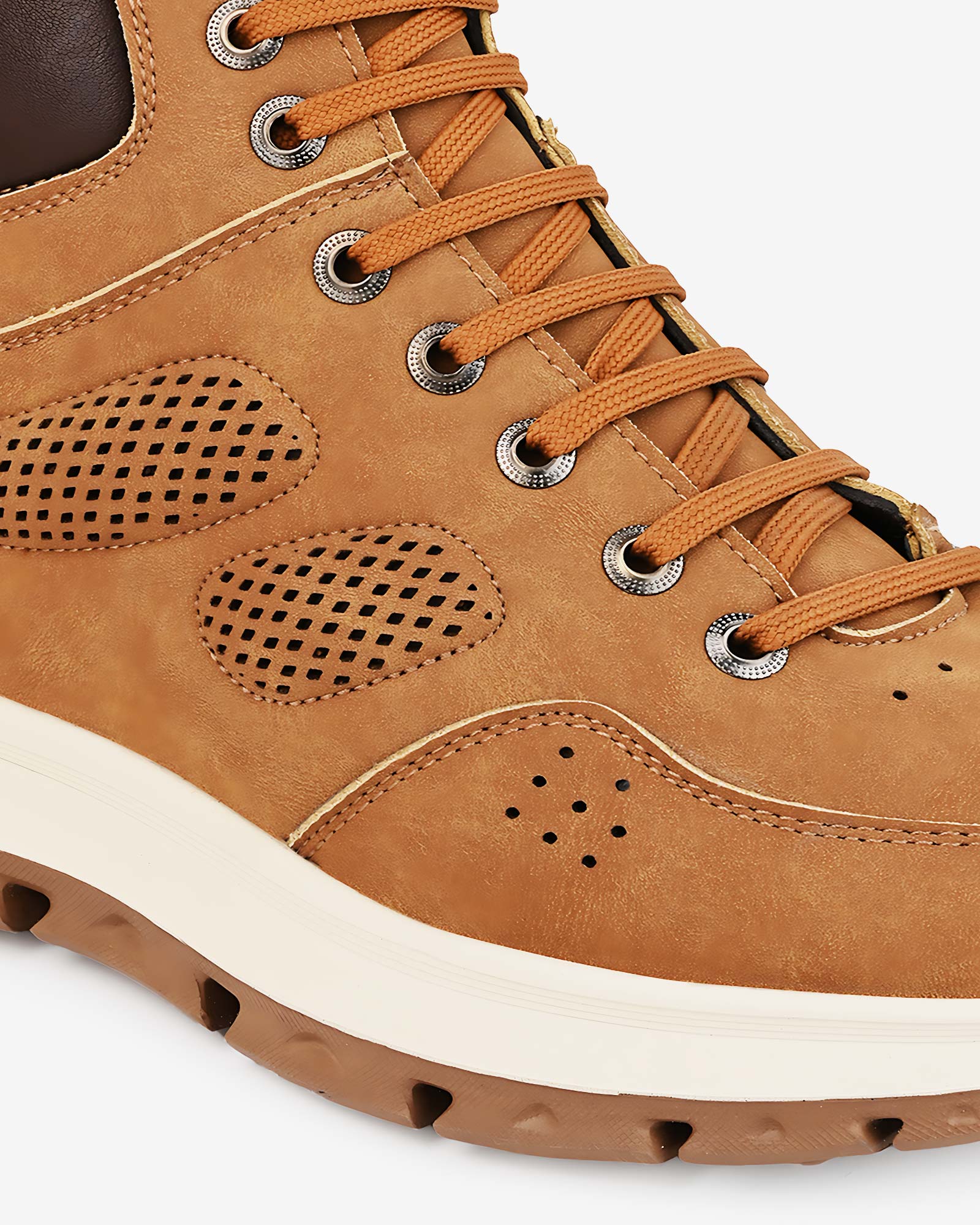 Elevora Bolt Height Increasing Sneakers – Tan