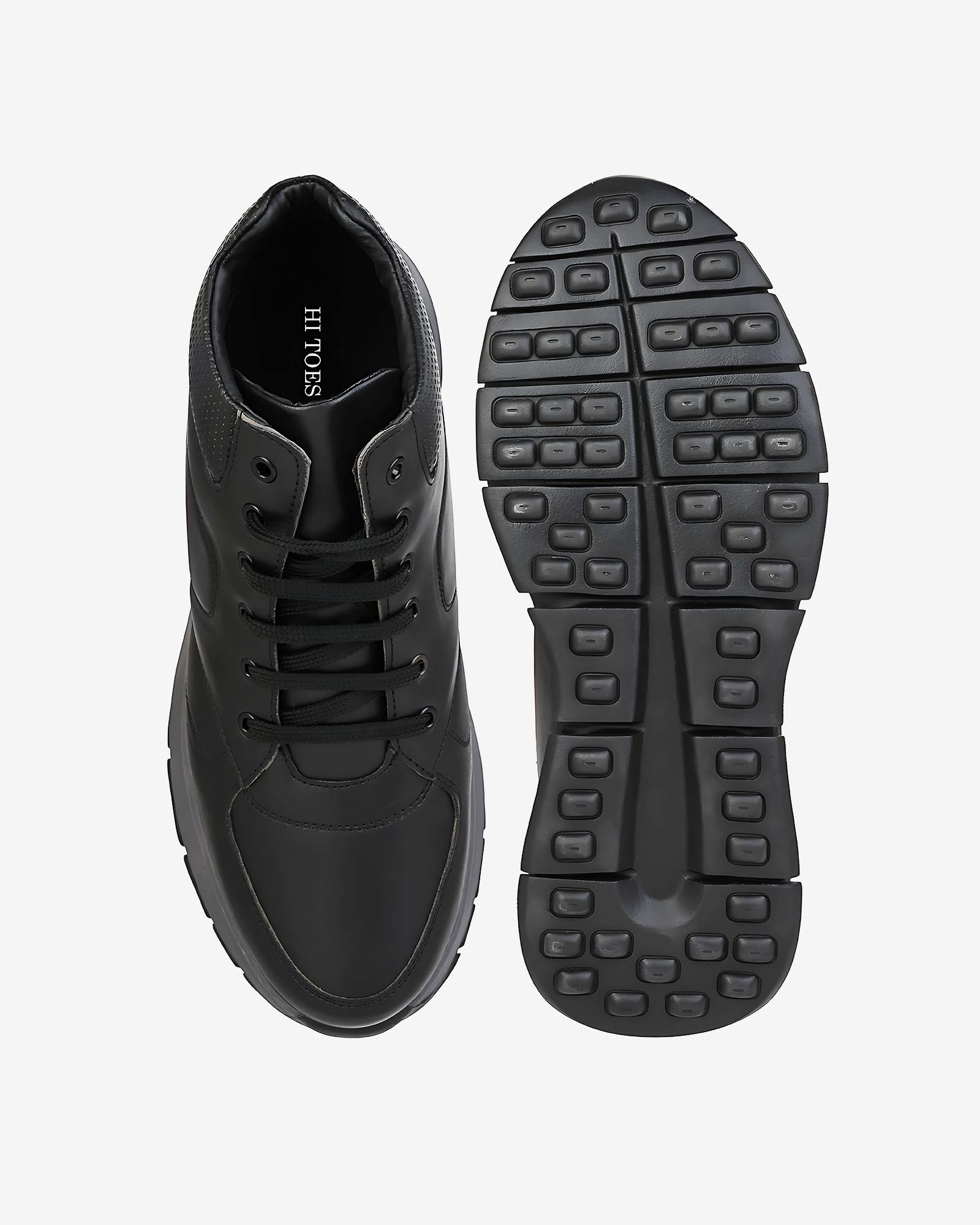 Elevora One Height Increasing Sneakers - Black