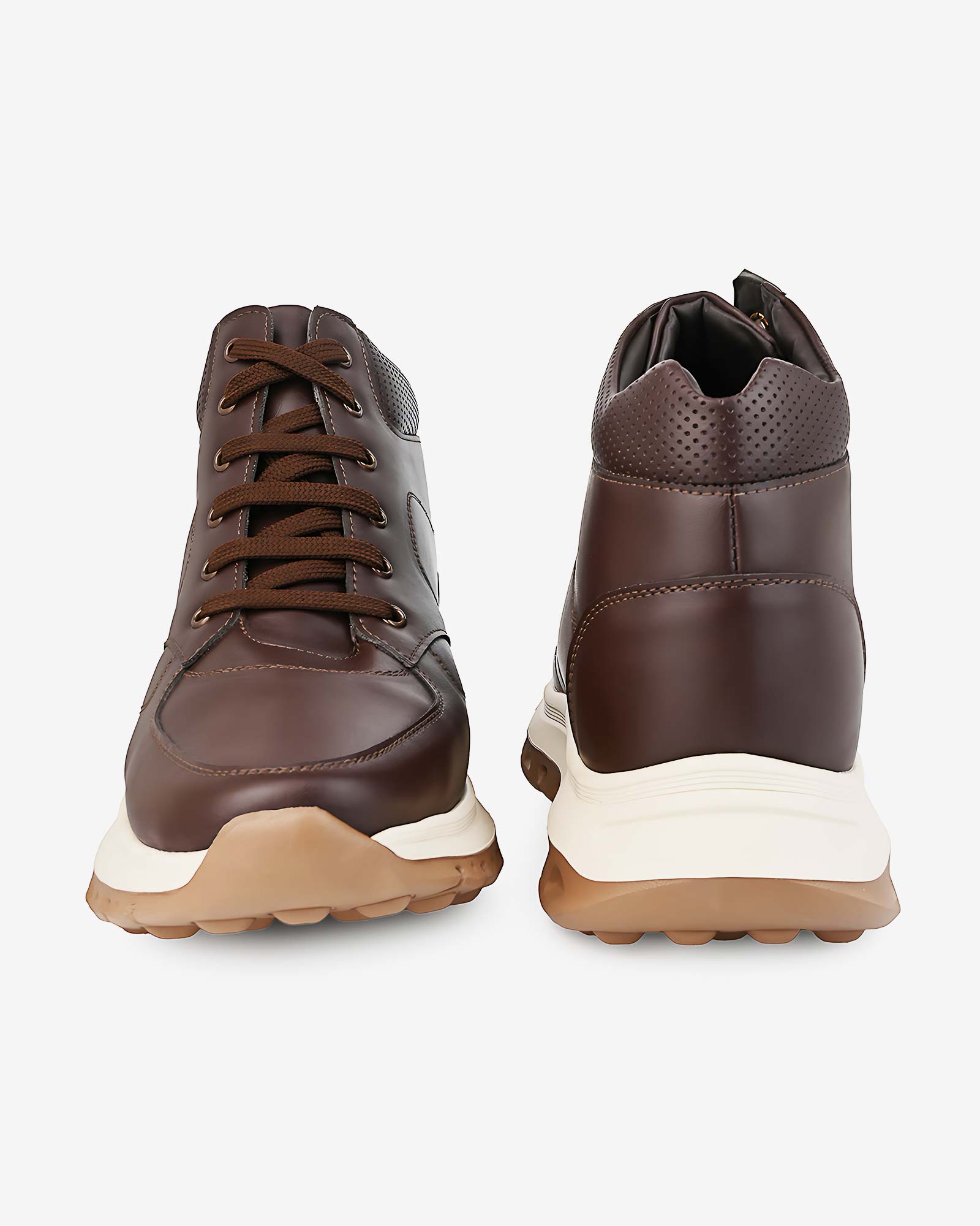 Elevora One Height Increasing Sneakers - Brown
