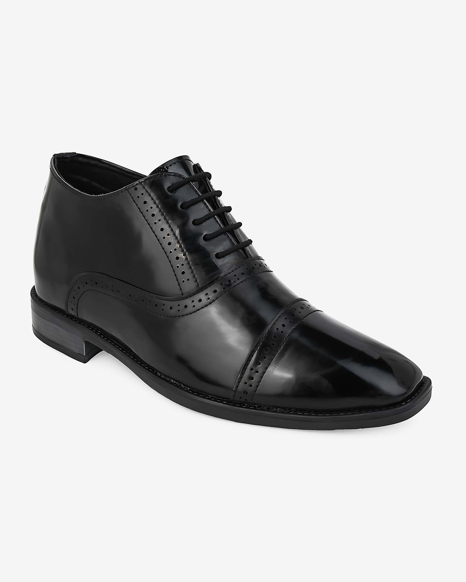 Marqel Height Increasing Formal Shoes - Black