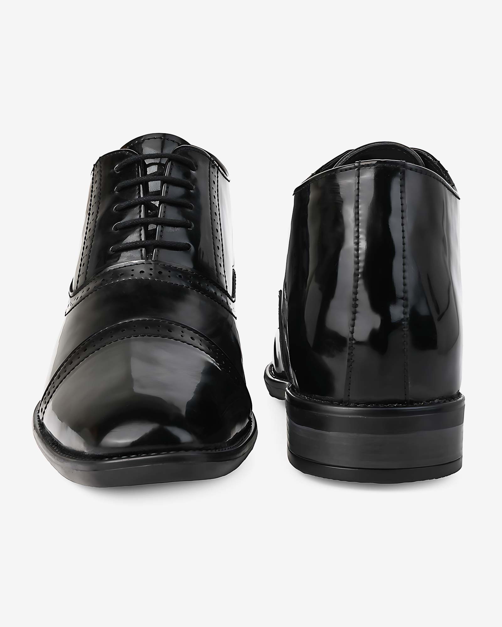 Marqel Height Increasing Formal Shoes - Black