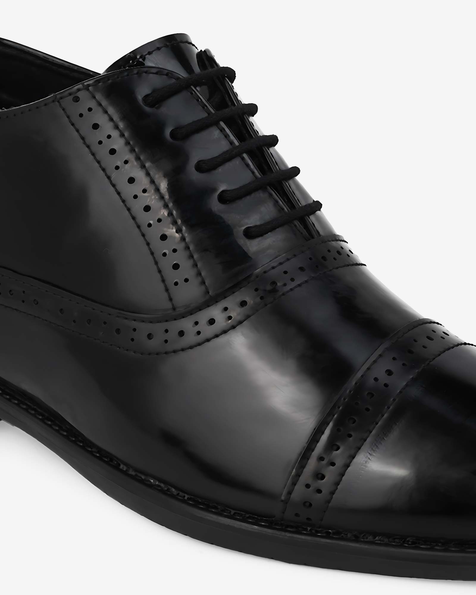 Marqel Height Increasing Formal Shoes - Black