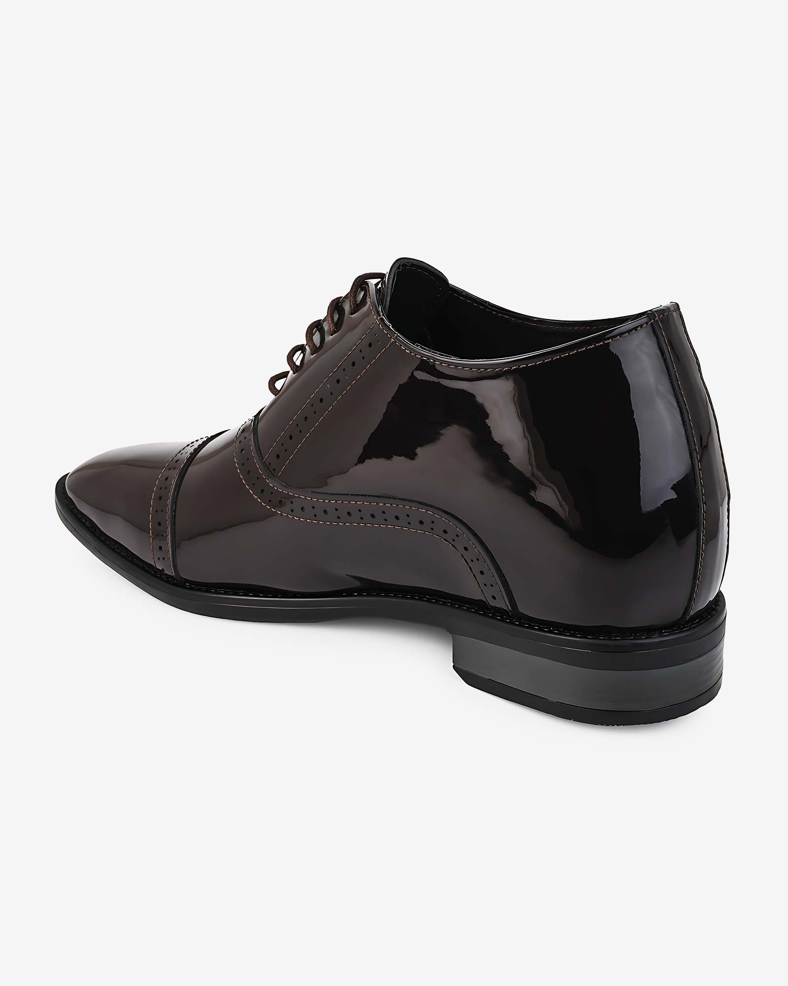 Marqel Height Increasing Formal Shoes - Brown