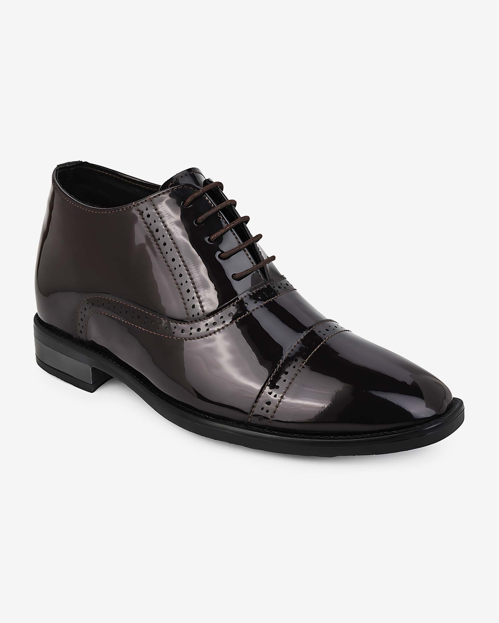 Marqel Height Increasing Formal Shoes - Brown