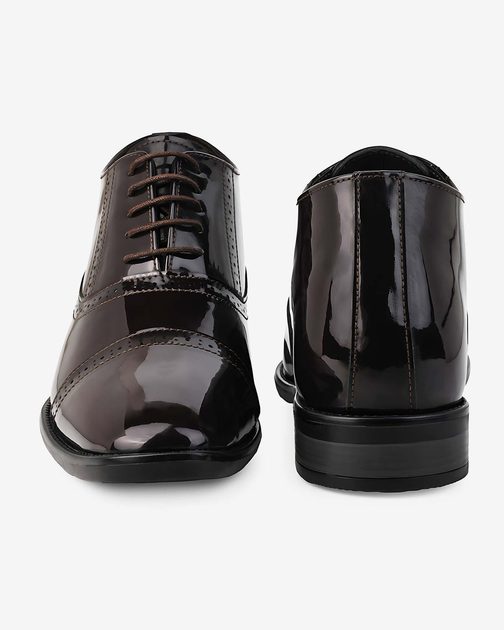 Marqel Height Increasing Formal Shoes - Brown