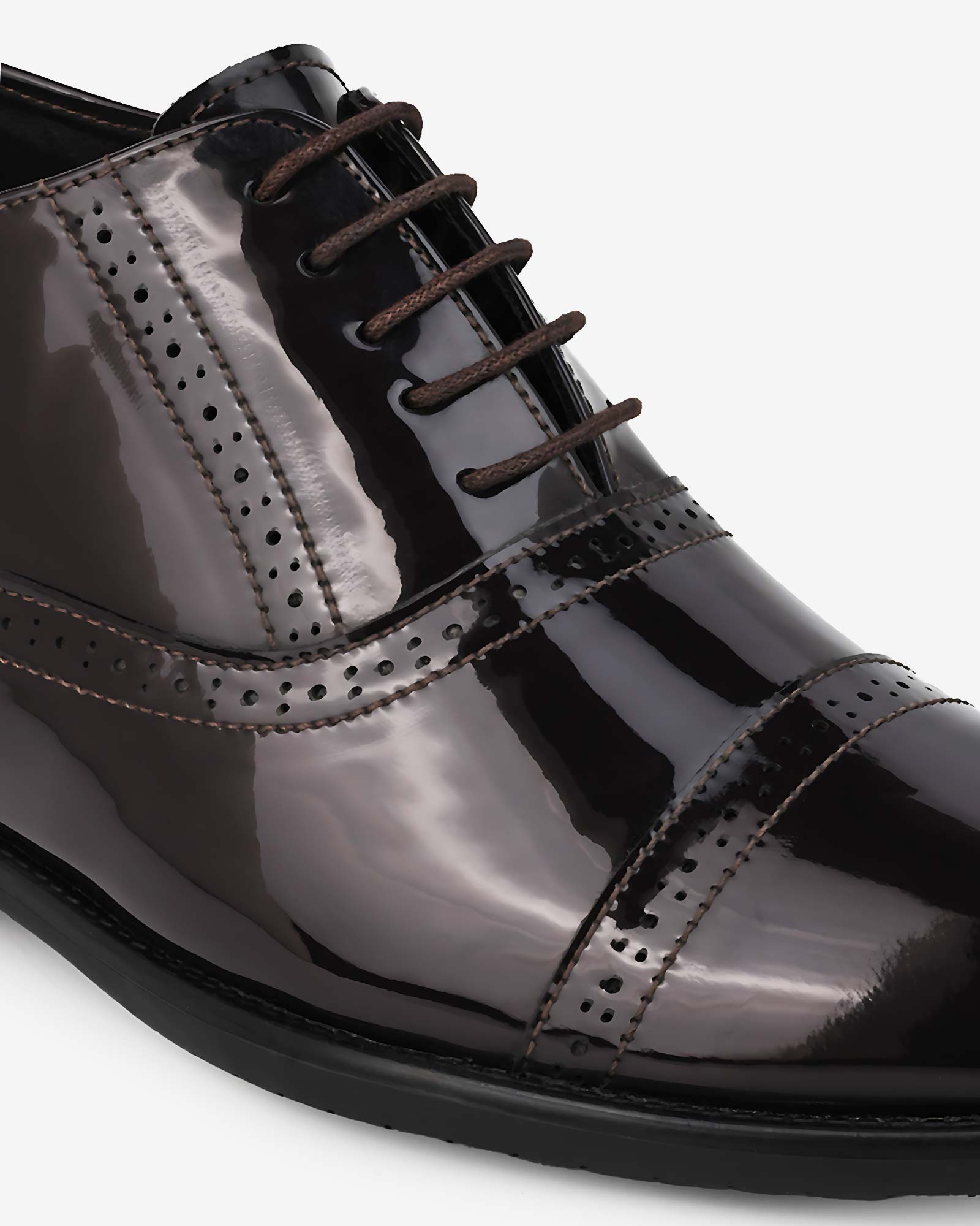 Marqel Height Increasing Formal Shoes - Brown