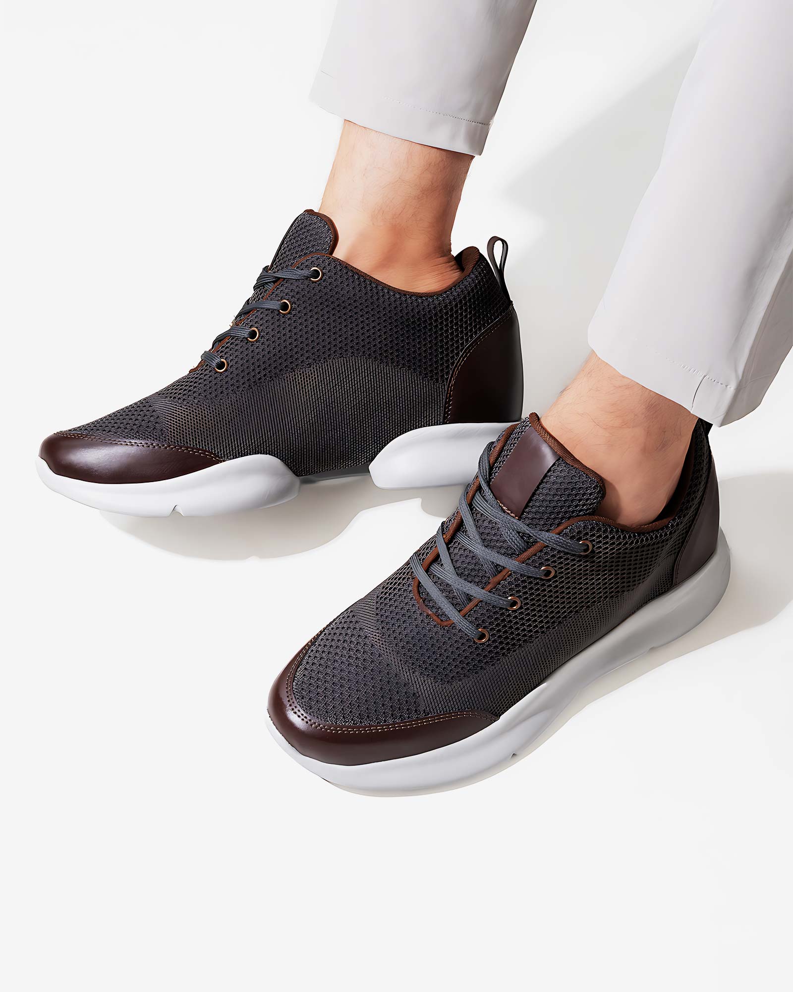 Strym Height Increasing Shoes - Grey