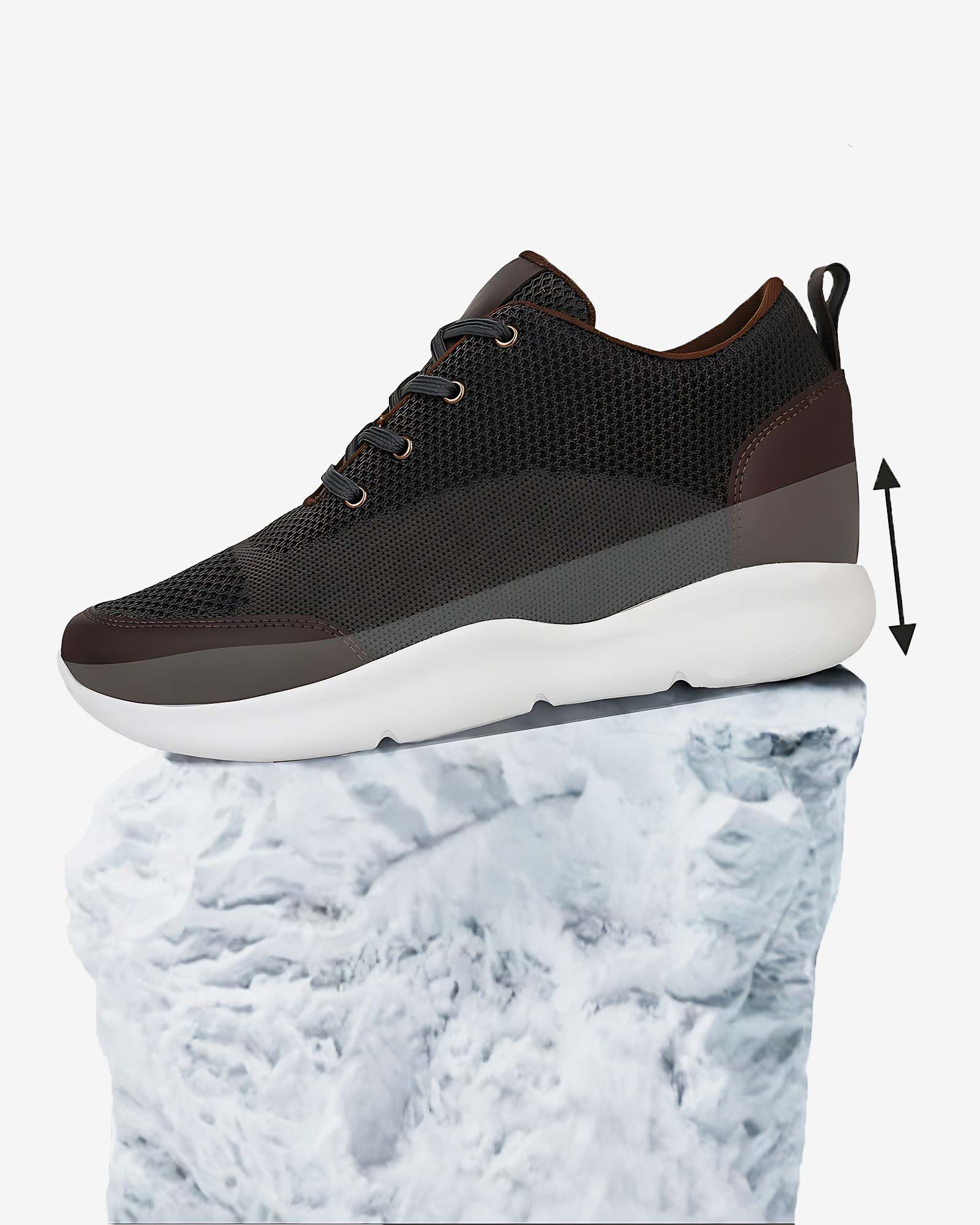 Strym Height Increasing Shoes - Grey