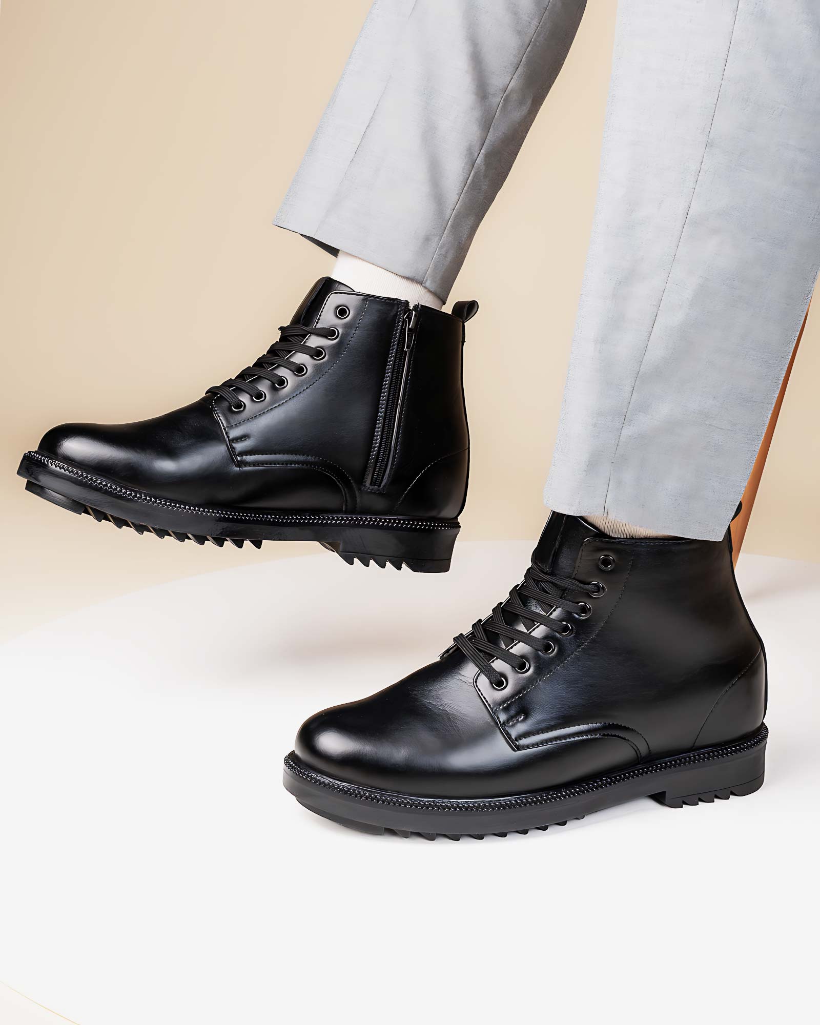 Uptera Height Increasing Boots - Black
