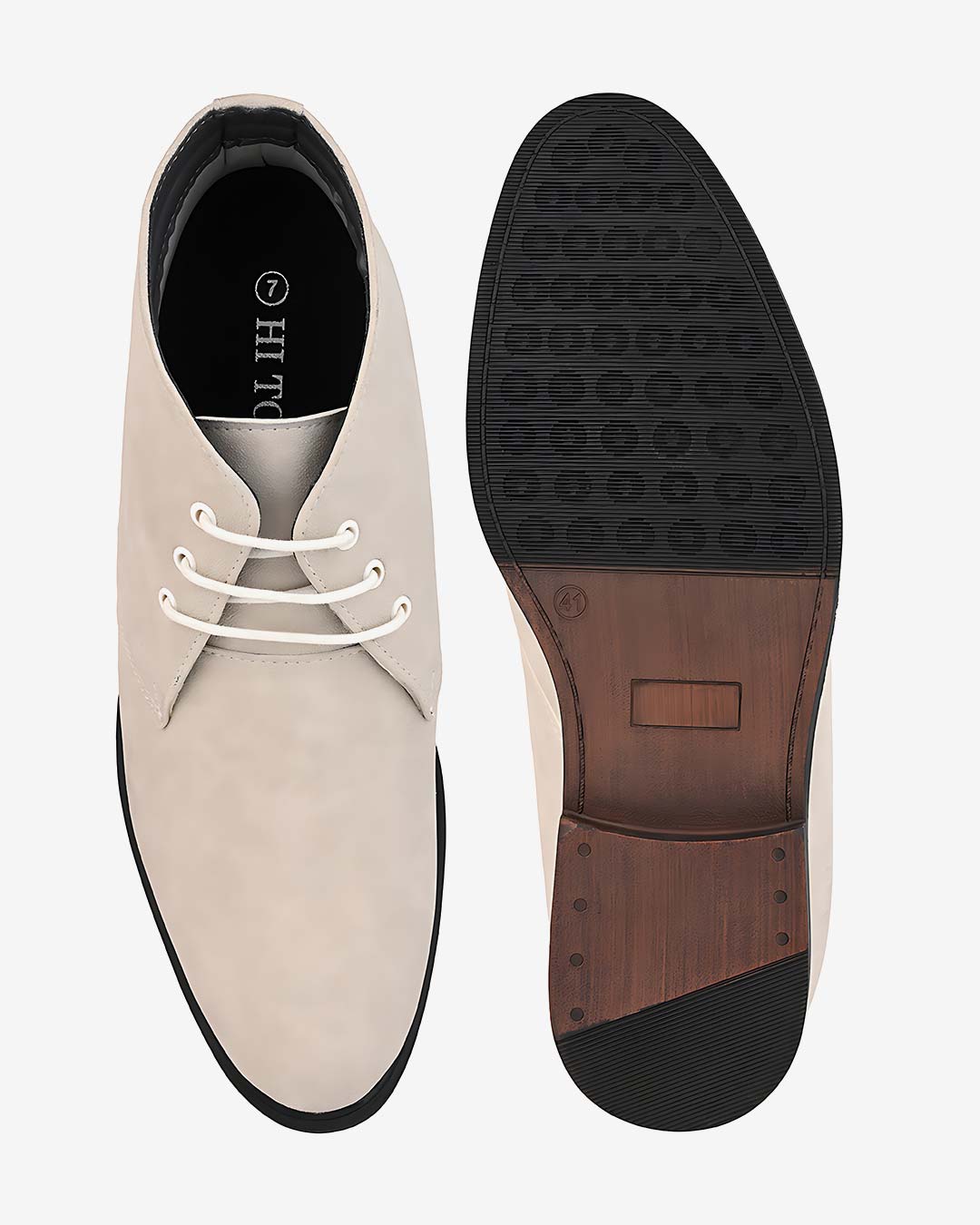 Vinturo Chukka Height Increasing Boots - Beige