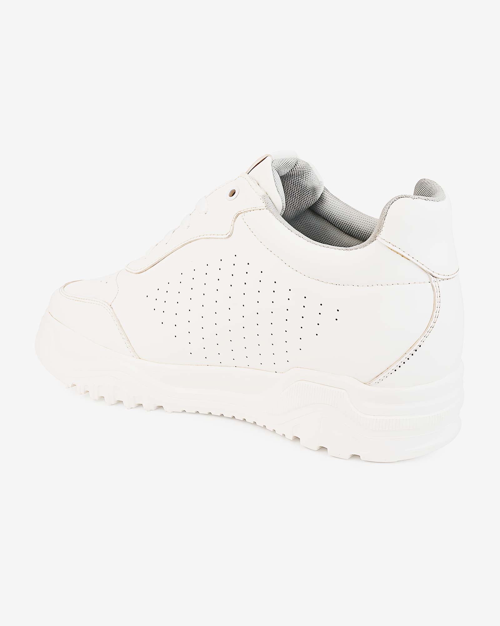 Zyft Classic Height Increasing Sneakers – White